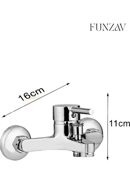 Lahza Krom Silver Set Mutfak Evye Banyo Lavabo Bataryası Duş Robotu Modern Şık Tasarım Set
