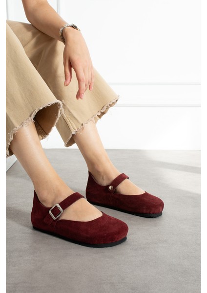 Ottawa Hakiki Deri Mantar Taban Ortopedik Kadın Babet fırsatları