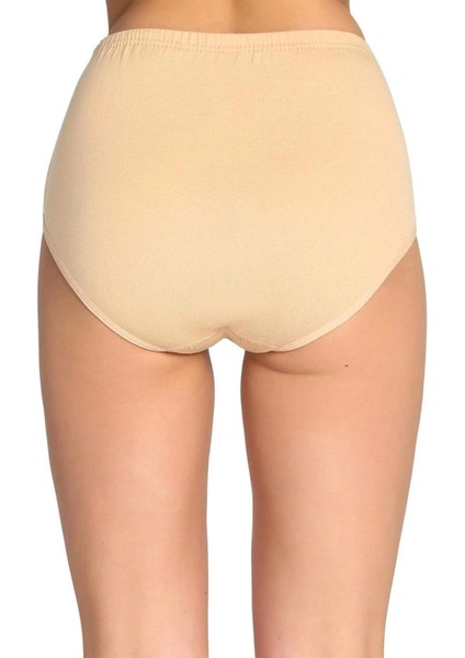 5 Adet Tutku Kadın Yüksek Bel Bato Kalın Lastik Külot Ten fırsatları