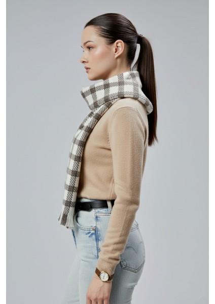 Kadın Yumuşak Dokulu Ekose Model Kışlık Şal fiyatları