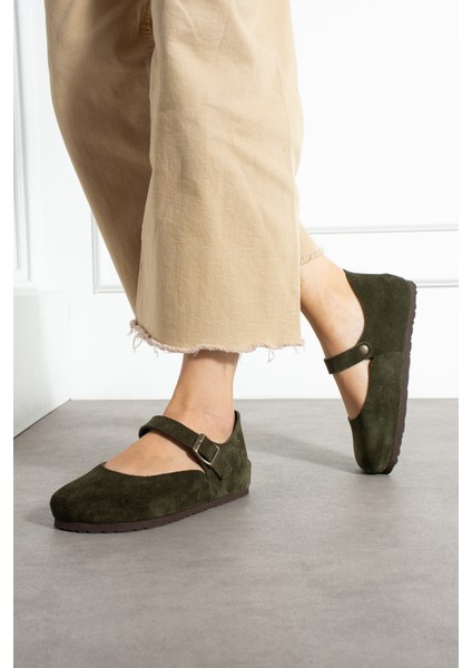 Ottawa Hakiki Deri Mantar Taban Ortopedik Kadın Babet modelleri