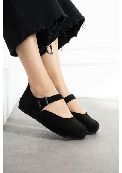 Ottawa Hakiki Deri Mantar Taban Ortopedik Kadın Babet fırsatları