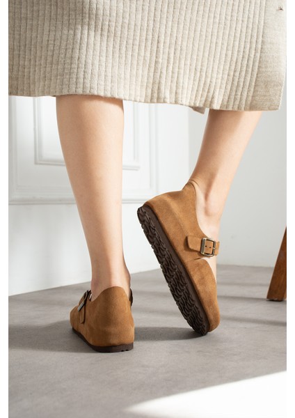 Ottawa Hakiki Deri Mantar Taban Ortopedik Kadın Babet fırsatları