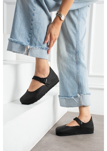 Ottawa Hakiki Deri Mantar Taban Ortopedik Kadın Babet fırsatları