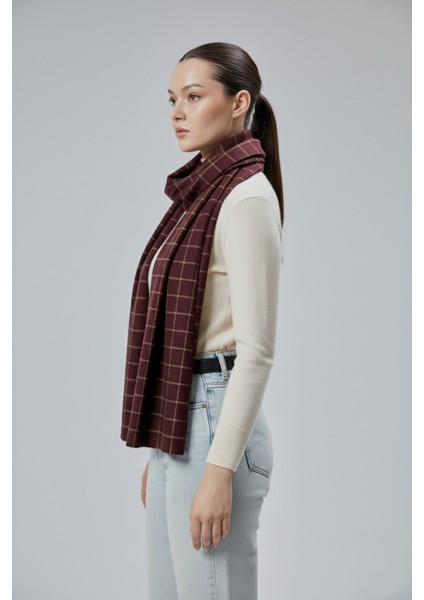 Kadın Yumuşak Dokulu Ekose Model Kışlık Şal modelleri