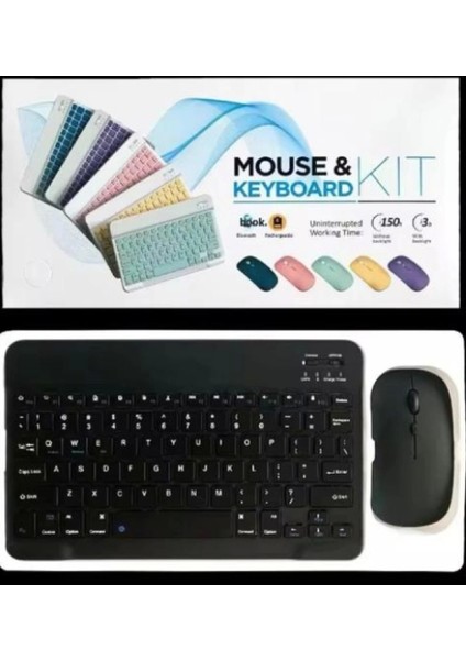 ZR20KM Siyah Kablosuz Klavye Mouse Set