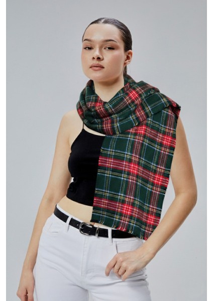 Kadın Yumuşak Dokulu Ekose Model Kışlık Şal indirimleri