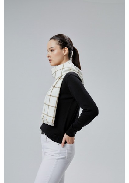 Kadın Yumuşak Dokulu Ekose Model Kışlık Şal modelleri