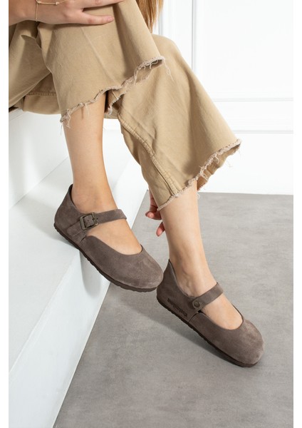 Ottawa Hakiki Deri Mantar Taban Ortopedik Kadın Babet modelleri