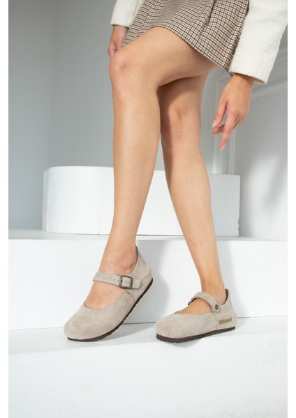 Ottawa Hakiki Deri Mantar Taban Ortopedik Kadın Babet fırsatları