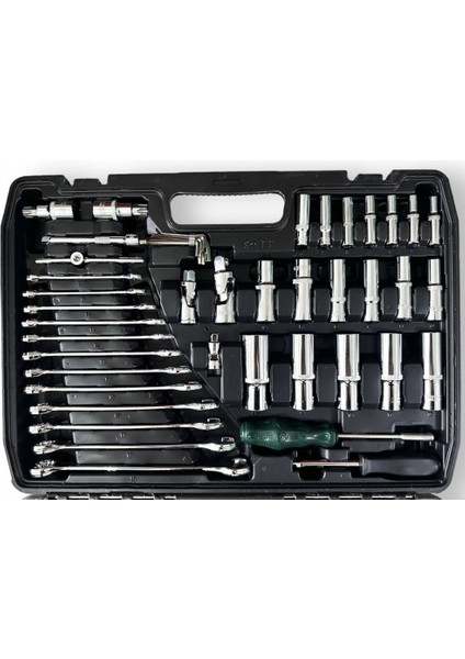 Tam Profesiyonel Germany 72 Diş Eğik Cırcır 216 Parça Lokma Takımı Oto Tamirci Tam Set 1/2-3/8-1/4 indirimleri