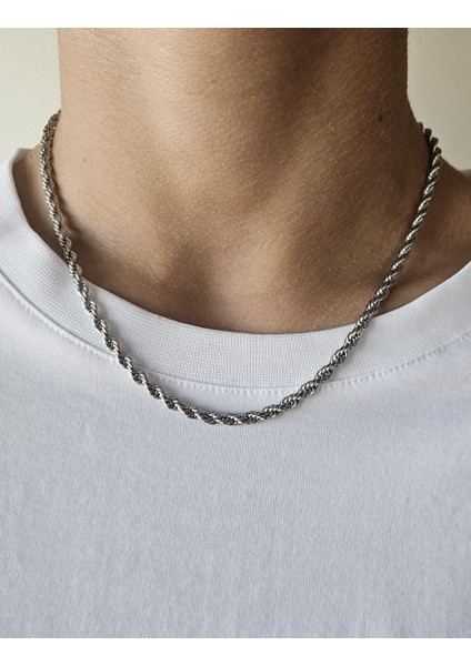Paslanmaz Çelik Unisex Burgu Kolye