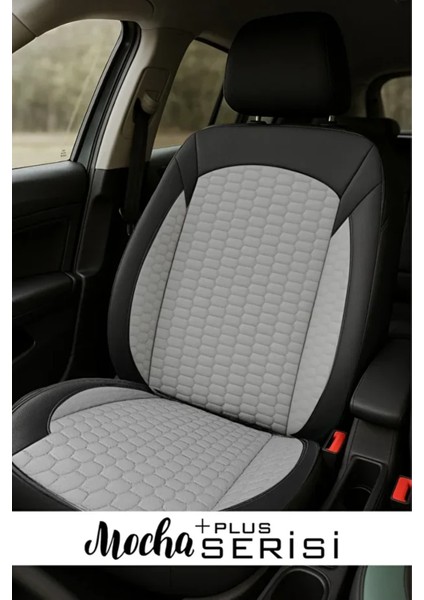 Dacia Duster Ambiance 1.5 Dci 110 4x4 E0PB x Md 2013 Uyumlu Moka Plas Serisi Gri Oto Kılıfı Tam Set