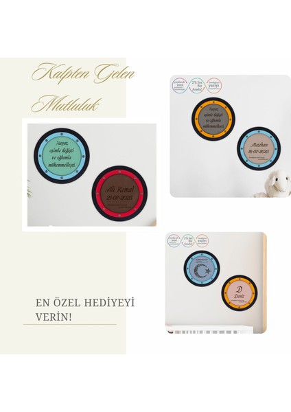 Hayatımıza Anlam Katan Ailemize Özel, Oğul Temalı, Isimler Yazılabilir Bebek Oda Duvar Dekoru fırsatları