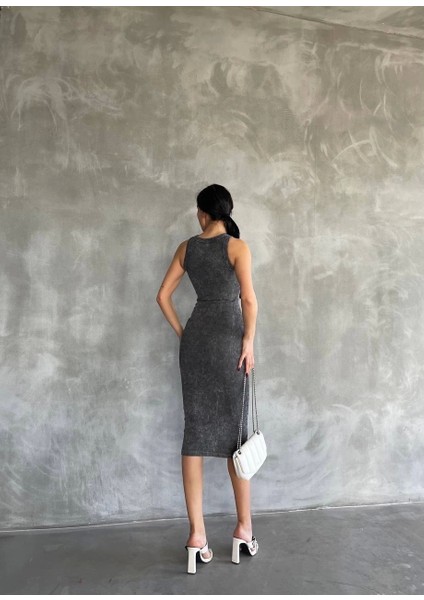 Halter Yaka Elbise Aşit Yıkamalı fırsatları