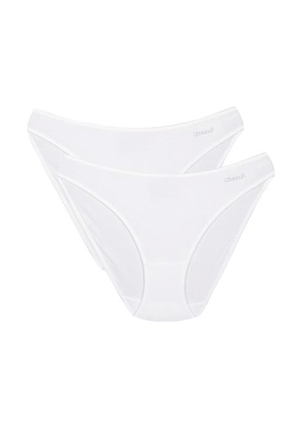 Basic Beyaz Bikini Kadın Külot 2'li