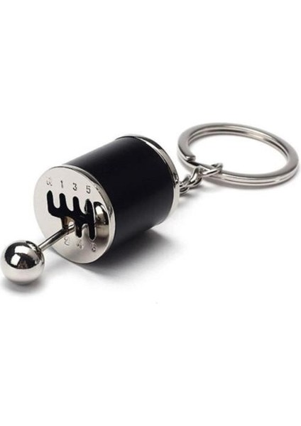 Buffer® Hareketli Araba Vites Anahtarlık Altı Hız Manuel Vites Dişli Shifter Topuzu Metal Anahtarlık