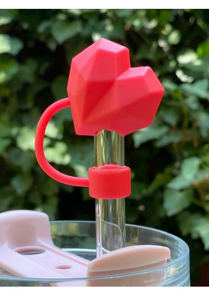 1 Adet Renkli 10 mm Için Pipet Tıpası Çiçekli Pipet Kapağı Quencher Pipet Tıpası 40 Oz ve 30 Oz Uyumlu