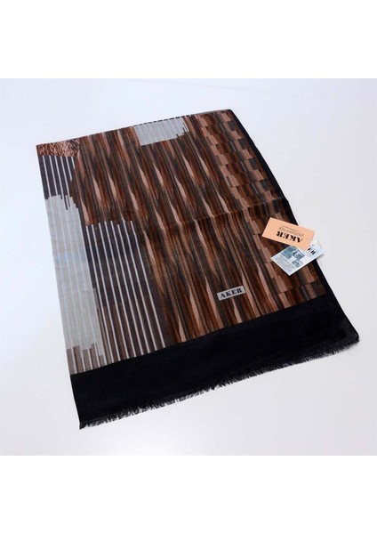 Yaz Serinliği Koton Şal - Desenli - 7811777-412