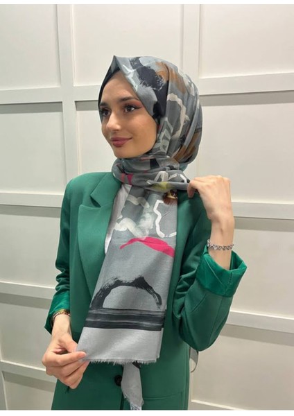 Ipek Koton (Pamuklu) Yaz Serinliği Şal Etol 8495777 Gri fiyatları