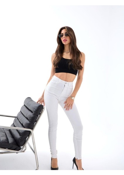 6489 Pantolon-Beyaz modelleri