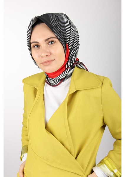 Kırmızı Twill Eşarp 6332797 - 942