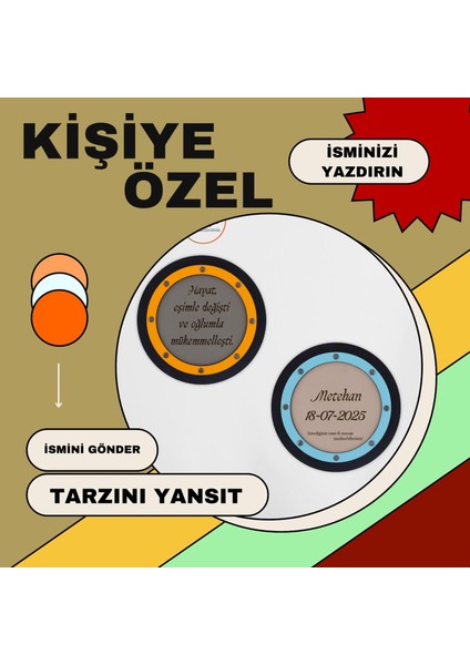 Kız Bebeğin Odasına Onun Ismi Yazılı, Besmele & Ayyıldızlı & Kelime-I Tevhid Motifli, Duvar Süsü modelleri