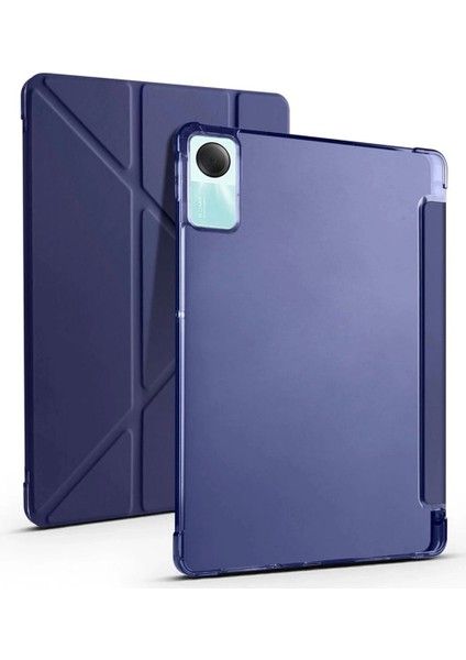 Xiaomi Redmi Pad Se 4g Kılıf Kalemlikli Mars Tablet Kılıfı - Lacivert