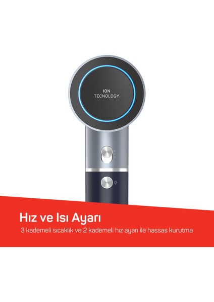 Revolution Profesyonel Saç Kurutma Makinesi - Platin Gri - AR5169 indirimleri