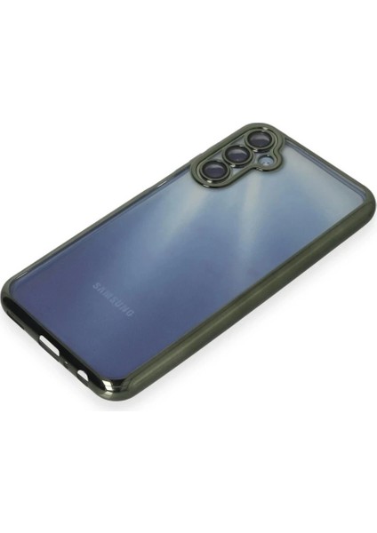 Samsung Galaxy A35 5g Kılıf Lensli Silikon - Yeşil fırsatları