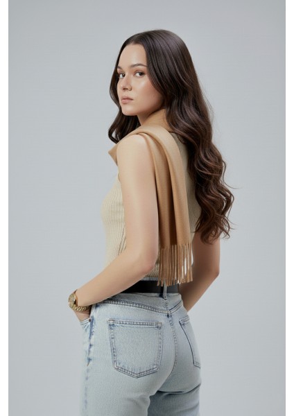 Yumuşak Dokulu Akrilik Basic Şal