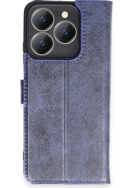 Realme C63 Kılıf Trend S Plus Kapaklı Kılıf - Lacivert