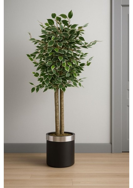 Yapay Benjamin Ağaç Kar Beyaz 150 cm Saksı Dahil KARBEYAZ558, One Size fiyatları