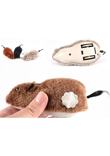 Kurmalı Fare Kedi Eğitim Oyuncağı