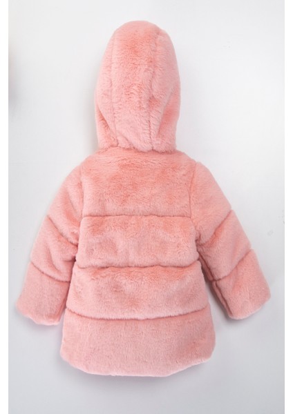 Trend Özel Seri Kürklü Sevimli Baby Içi Kürklü Cepli Kapüşonlu Kışlık Kaban-Mont fırsatları