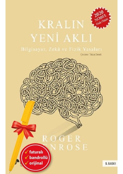 Alfa Kalem+ Kralın Yeni Aklı : Bilgisayar Zeka ve Fizik Yasaları (Roger Penrose) Yeni Bilim Teknik