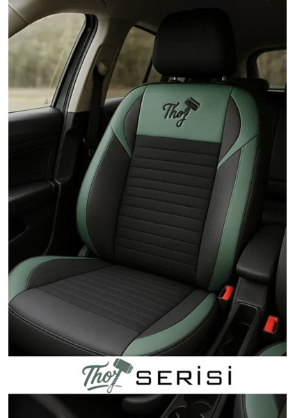 Suzuki Vitara Iv 1.4 Boosterjet (140 Hp) Allgrıp 2015 Uyumlu Thr Serisi Tay Tüyü Yeşil Oto Kılıfı Tam Set