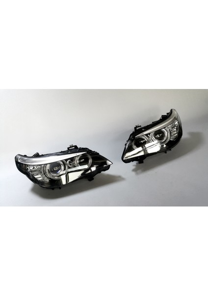 2 x Bmw 5 Serisi E60 E61 2003-2010 Bi Xenon LED Ön Far Seti