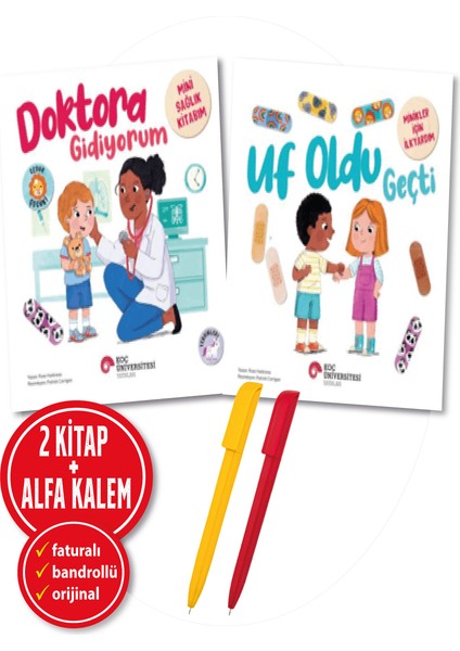Alfa Kalem+Rose Harkness 2 Kitap (Doktora Gidiyorum+Uf Oldu Geçti)Okul Öncesi Yeni Koç Üniversitesi