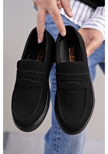 ET180 Estilo x Bağcıksız Süet Erkek Günlük Spor Klasik Ayakkabı St - Siyah fırsatları