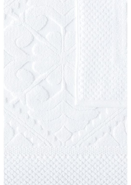 Yeni Sezon Mathilda Ayak Havlusu - Beyaz - 50X70 cm - Beyaz fiyatları