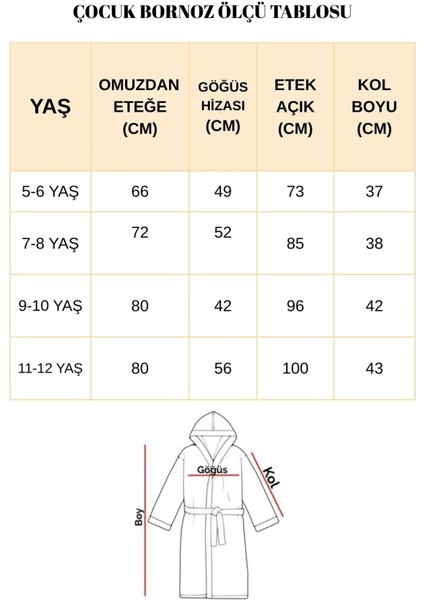 Kapşonlu Unisex %100 Pamuklu Çocuk Banyo Bornozu Fox modelleri