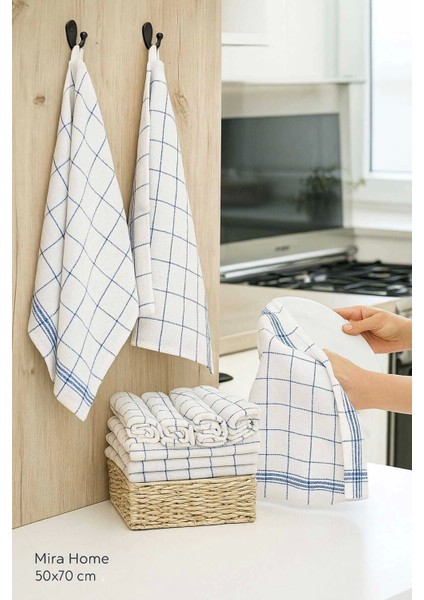 10 Lu Lüks Bulaşık Kurulama Bezi ve Mutfak Peçetesi 50X70 cm Daily Beyaz fiyatları