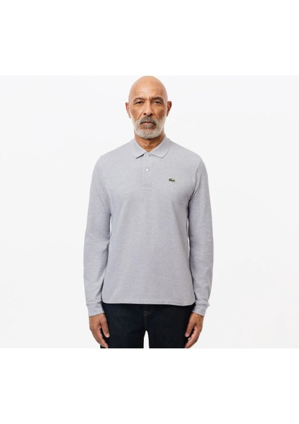 Erkek Uzun Kollu Polo Yaka Sweatshirt