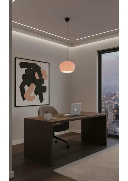 Harmony Tekli Sarkıt Avize (Krem) - Salon, Mutfak, Yatak Odası ve Ofis Için Ideal Tasarım