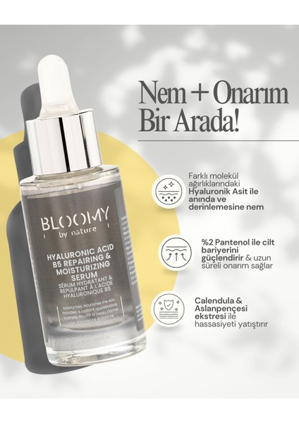 Hyaluronik Asit B5 Onarıcı & Nemlendirici Serum modelleri