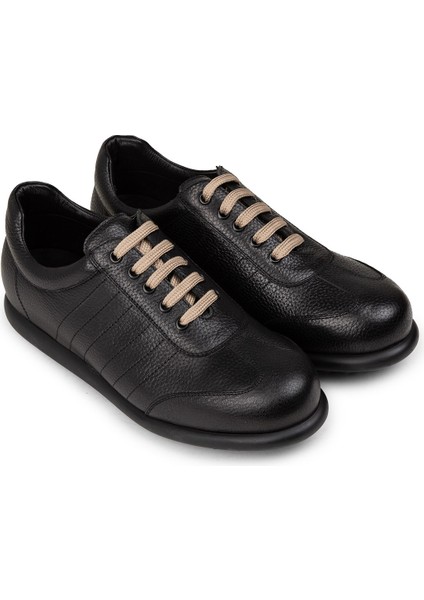 Erkek Hakiki Deri Siyah Günlük Ayakkabı - 01826MSYHC12 fırsatları
