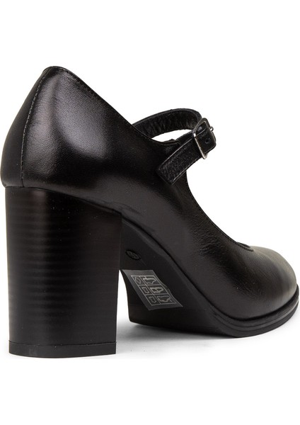 Kadın Hakiki Deri Siyah Mary Jane Günlük Ayakkabı - A2146ZSYHC01 fiyatları