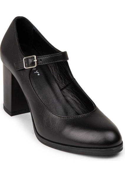Kadın Hakiki Deri Siyah Mary Jane Günlük Ayakkabı - A2146ZSYHC01 indirimleri