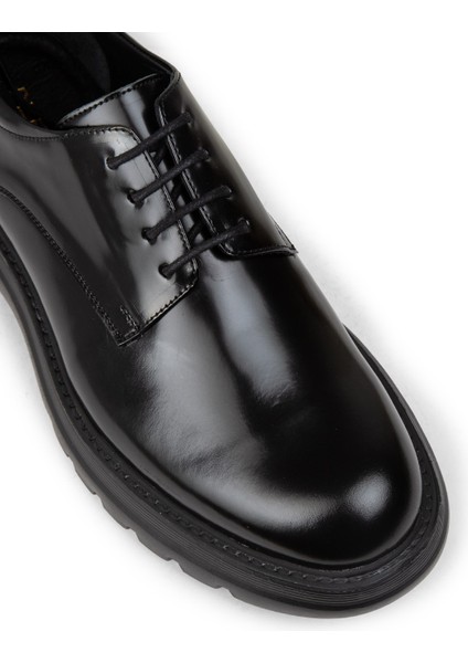 Erkek Hakiki Deri Siyah Günlük Ayakkabı - 01934MSYHE07 indirimleri